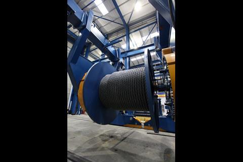 Takeup Stand at Bridon Neptune Quay